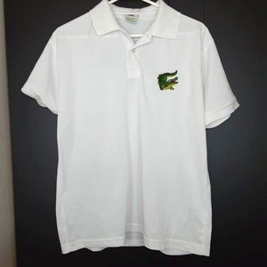 Lacoste Size 4 White Polo Shirt